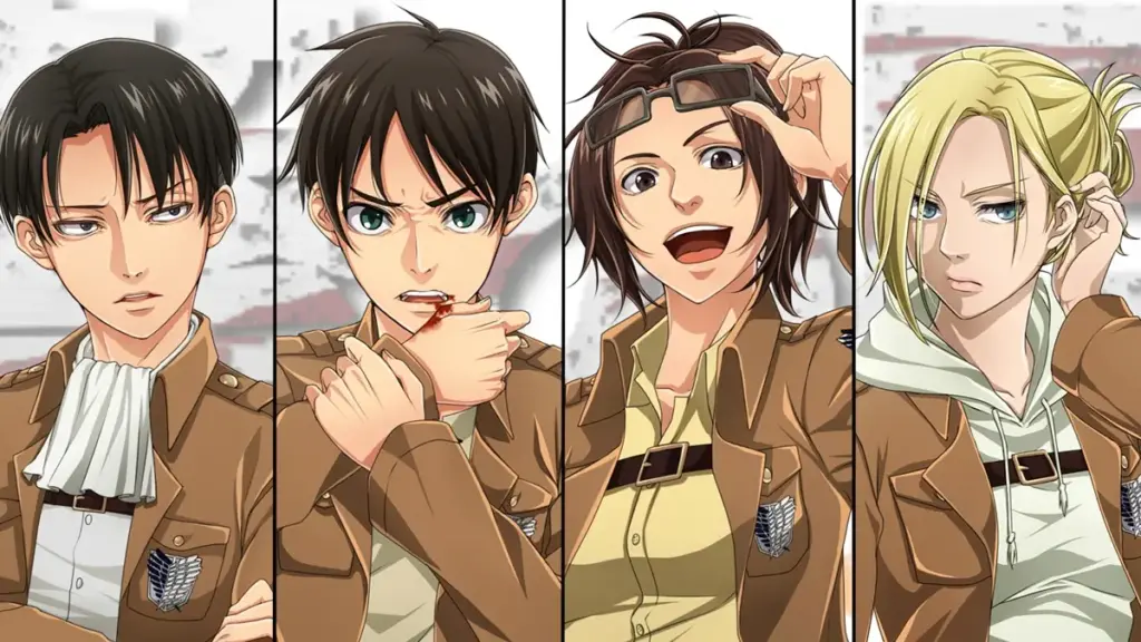 Personajes Principales y Villanos de Attack on Titan